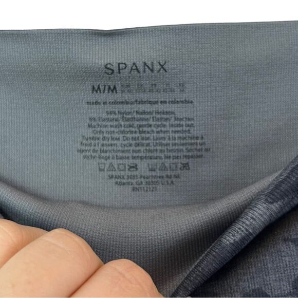 Spanx Look At Me Now Heather Camo Seamless High Rise Leggings Size Medium - Picture 5 of 6